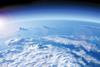 A photograph of the Earth from space
