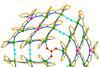 Crystal structure of Cu27. SO4 2– anion