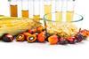Maize corn and oil palm derived biofuel in test tubes