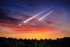 Falling meteorites