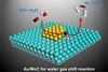 MoC Au15 water gas shift reaction