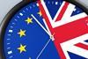 Count down to Brexit clock illustration