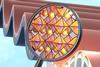 An image showing a flexible back-contact perovskite solar micro-module