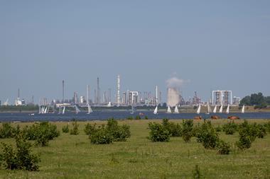 An image showing the Dow plant