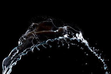 An image showing water drips