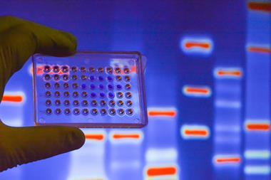 A picture showing genetic testing