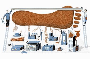 An illustration for carbon footprint