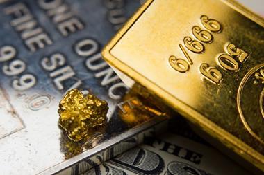 Gold and silver bars