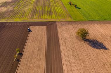 An image showing arable land