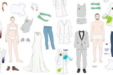 Reinventing the lab coat, concept illustration