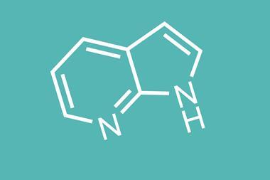 An image showing the structure of 7-azaindole