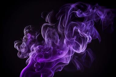 Purple smoke