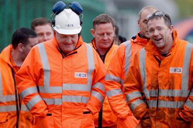 Smiling Grangemouth workers