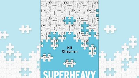 An image showing the Superheavy book cover