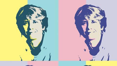 Carolyn Bertozzi in pop art style