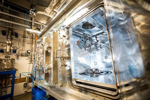 The High Energy Density instrument at European XFEL where DiPOLE 100-X laser was installed