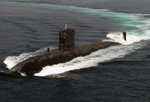 HMS Tireless in 2012
