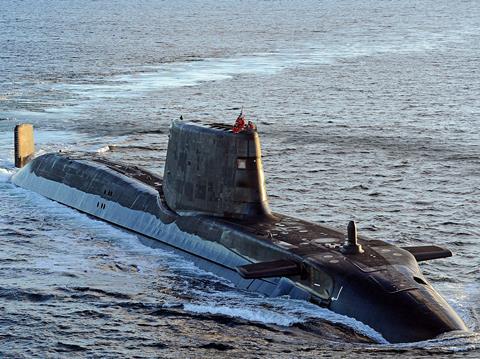 HMS Ambush in 2012